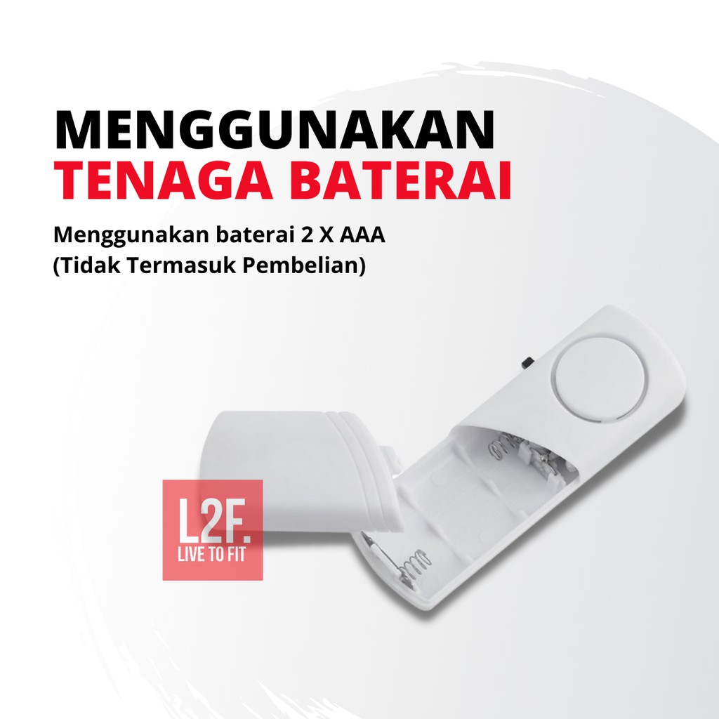 Alarm Sensor Gerak Magnet Pintu Rumah Anti Maling 188 GRATIS ONGKIR COD