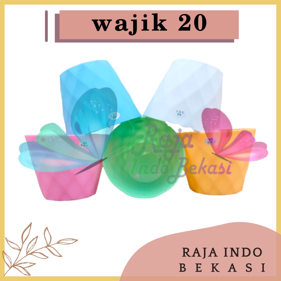 POT WAJIK 20 MADU DIAMOND 20 PUTIH HIJAU PINK ORANGE BIRU POT TAWON DIAMOND 17,5 CM POT DIAMOND 20