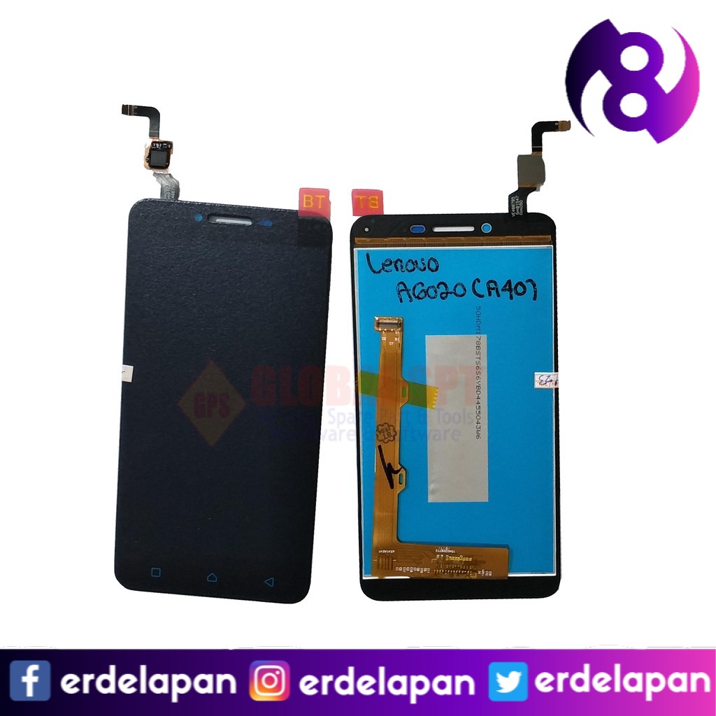 KODE A40 / LCD LENOVO A6020 / A6020A40 / A6020 A40  FRAME TOUCHSCREEN