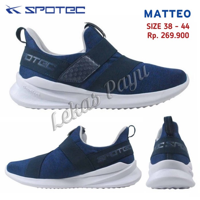 Promo SPOTEC MATTEO - SEPATU SNEAKER WALKING RUNNING PRIA WANITA Elegan