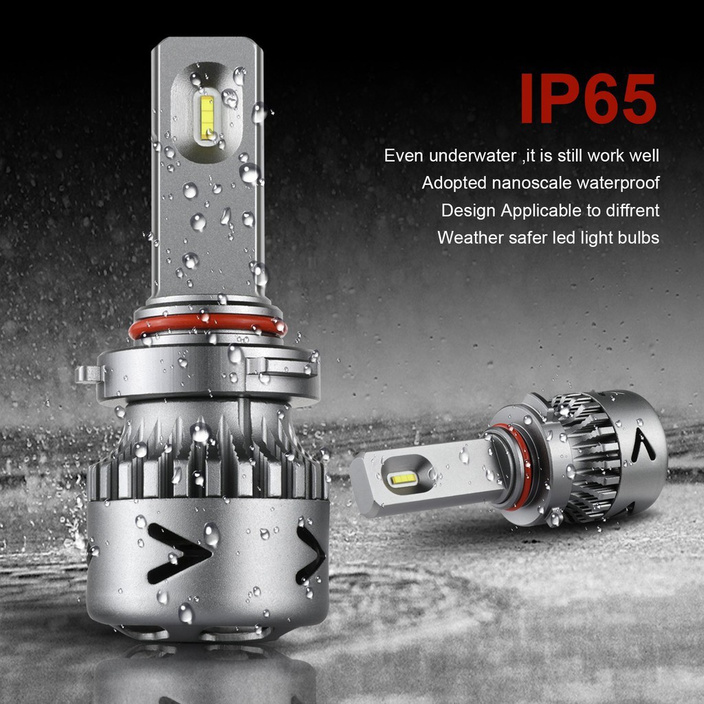 2Pcs【In stock】Car LED H1 H3 H4 H7 H8 H11 9005 9006 9012 headlight headlamp Fog lamp