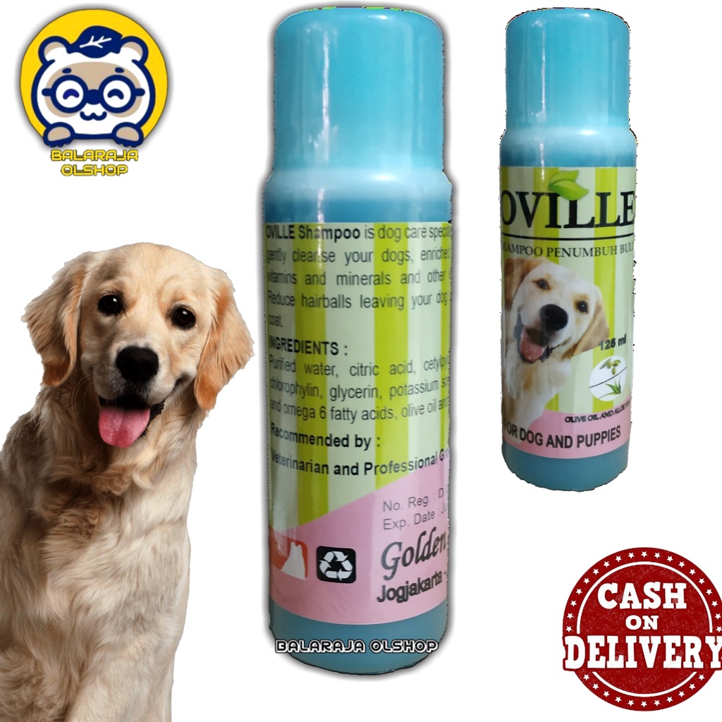 SAMPO ANJING BULU RONTOK SHAMPOO PENUMBUH BULU PUPPY OVILLE DOG