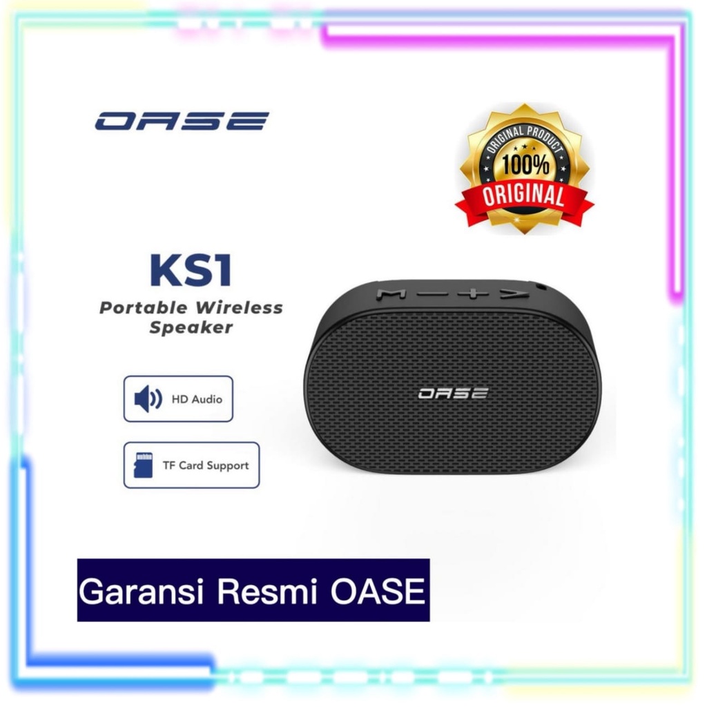 OASE SPEAKER BLUETOOTH WIRELESS KS1 - GARANSI RESMI