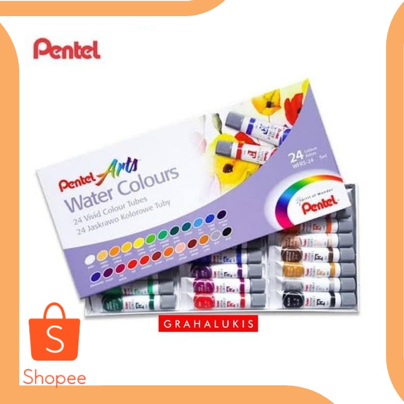 

Promo perkakas Pentel Water Colours Set 24 Cat Air Pentel 24 Warna 20DEZ Limited