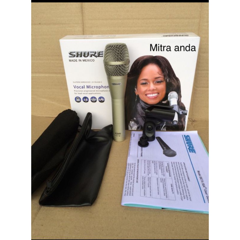 mic kabel shure KSM9 made in mexico