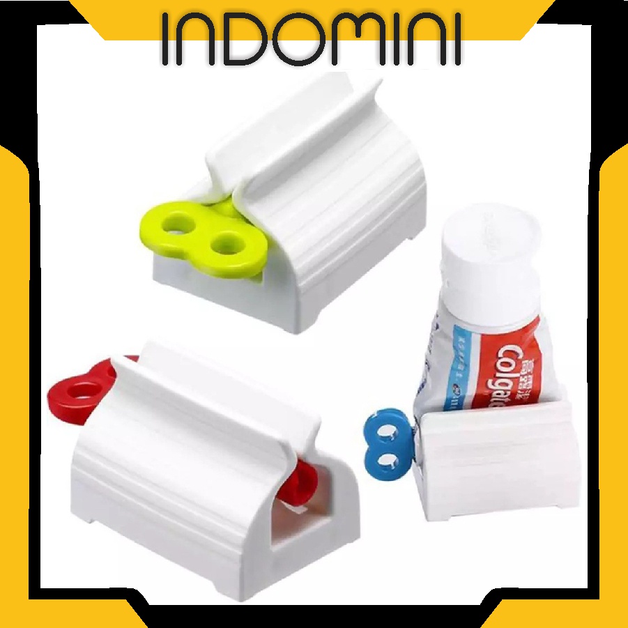 INDOMINI  R676 Alat Penjepit Pasta Gigi / Dispenser Odol Unik Stand Holder