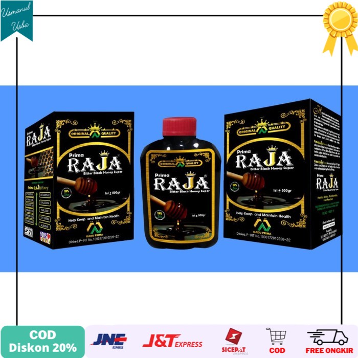 

◾COD◾ MADU PRIMA RAJA HITAM PAHIT SUPER 500 GRAM