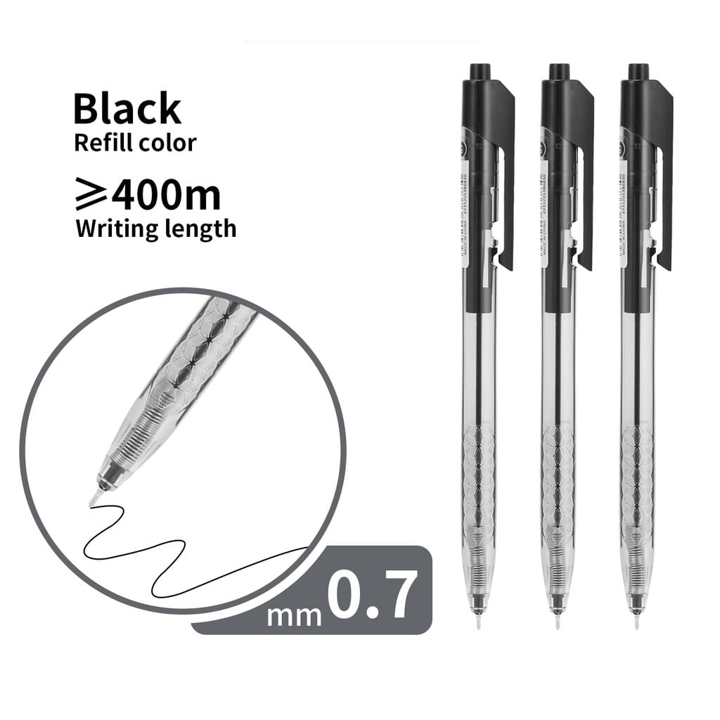 

PULPEN BALL PEN CETEK HALUS 0.7 MM DELI WARNA HITAM BIRU MERAH