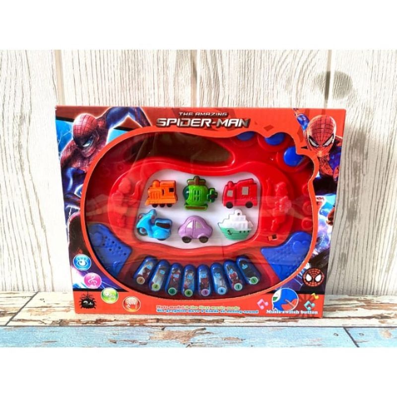 Mainan Piano Anak Karakter Spiderman / Mainan Musik Anak Karakter Spiderman