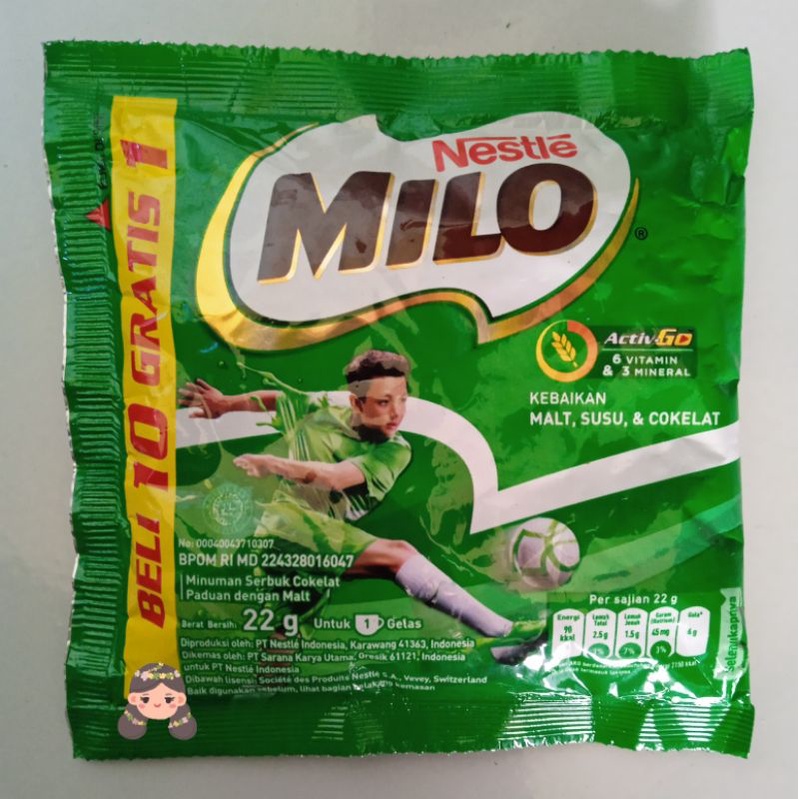 

milo renceng 22 gram