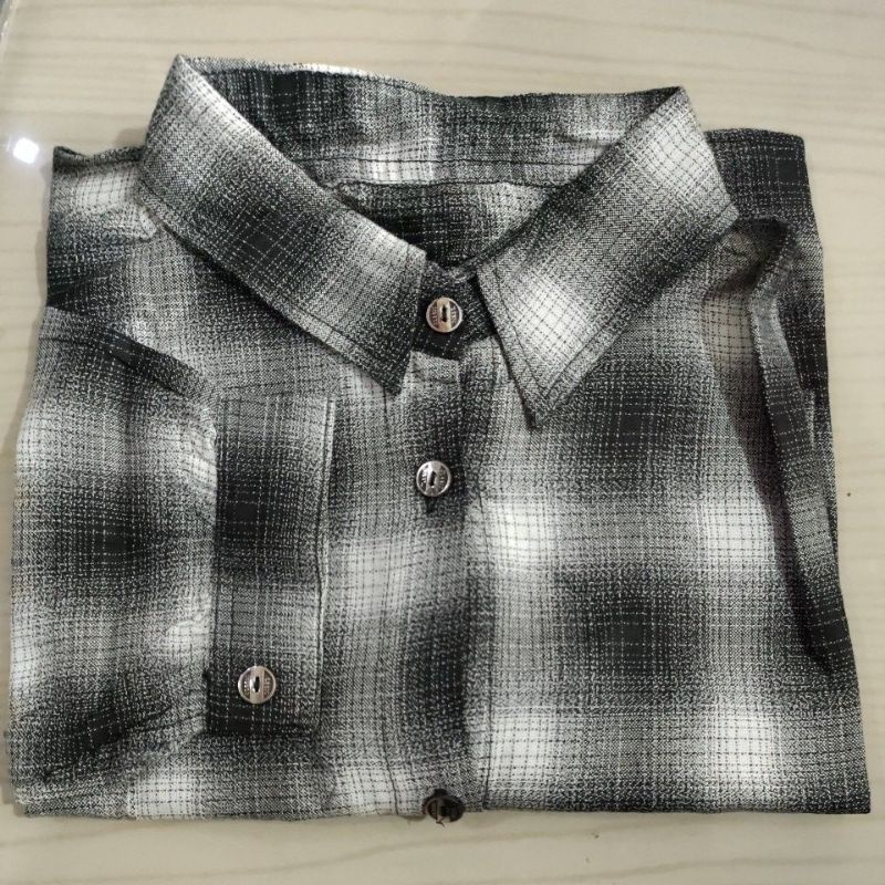 CROP TOP FLANEL / KEMEJA FLANEL WANITA / KEMEJA CROP / KEMEJA WANITA TERBARU-Al 38