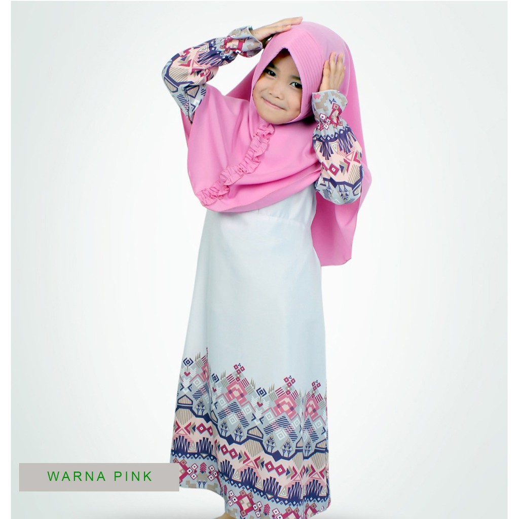 Salim Moslem-BIG SALE!!! Busana Muslim/Gamis Anak Motif Set Daily Cantik Usia 1-9TH