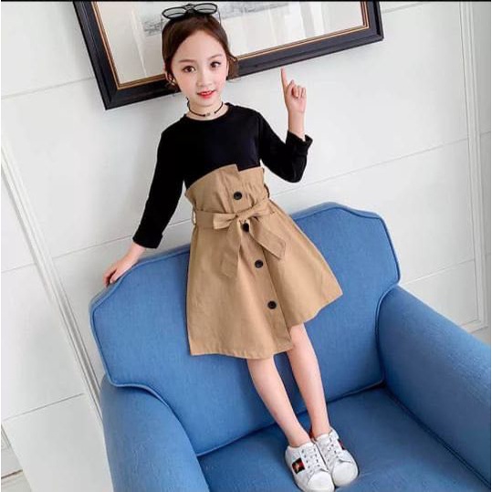 (COD)6-9 Tahun ImmoShop15 Dress Berren Kids / Dress Anak / Setelan Anak / Dress Anak / Atasan Anak / Jumpsuit Anak