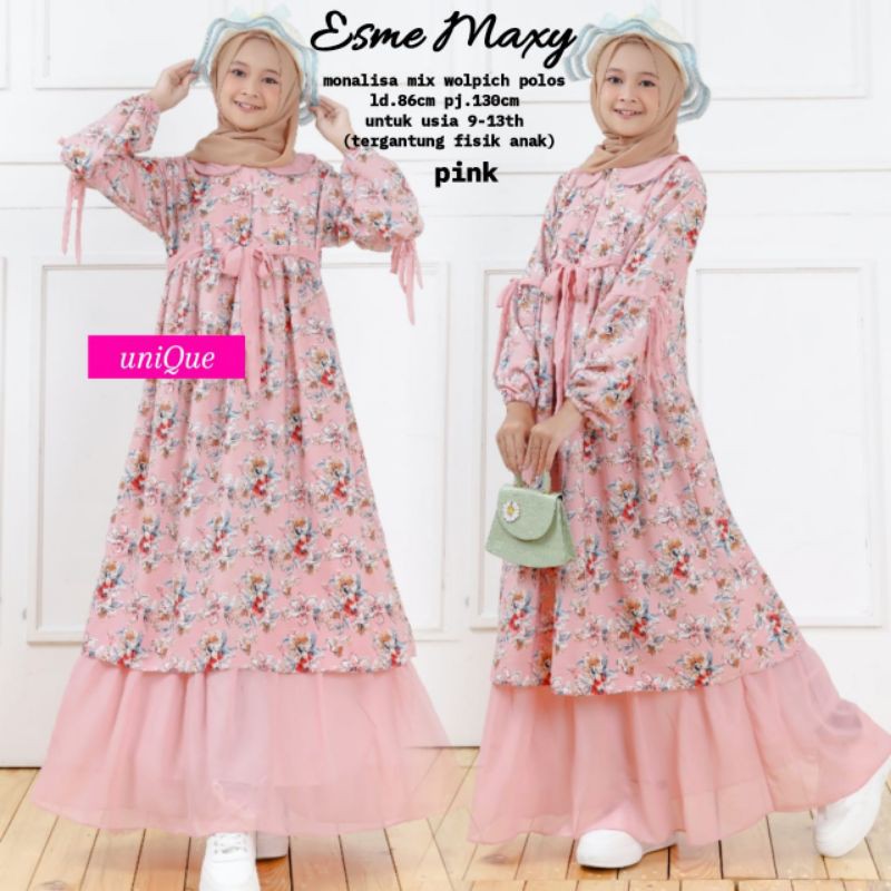 ESME MAXY, GAMIS ANAK ORI BY UNIQUE