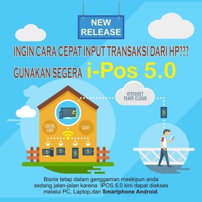 PROGRAM TOKO IPOS 5 STANDART UNTUK KASIR GUDANG / MINIMARKET / TOKO KLONTONG / MATERIAL