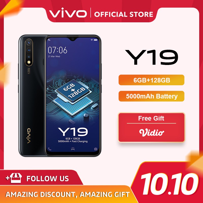 [10.10 LIMITED OFFER] vivo Y19 6/128GB - 5000 mAh + Fast