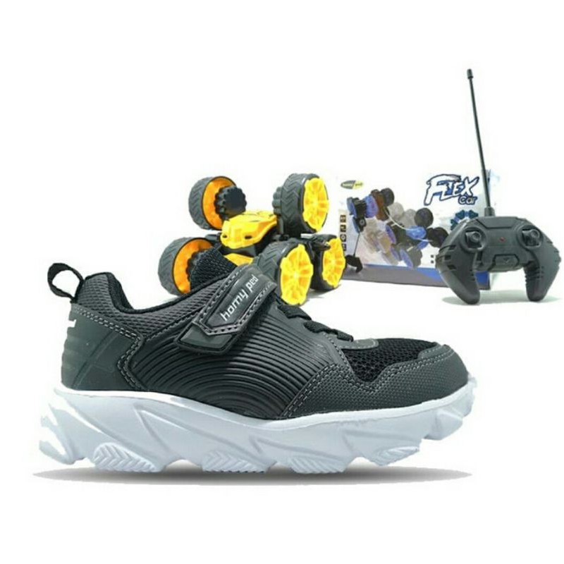 Sepatu Anak Homyped 2020 Glowing 01 berhadiah Flex Car