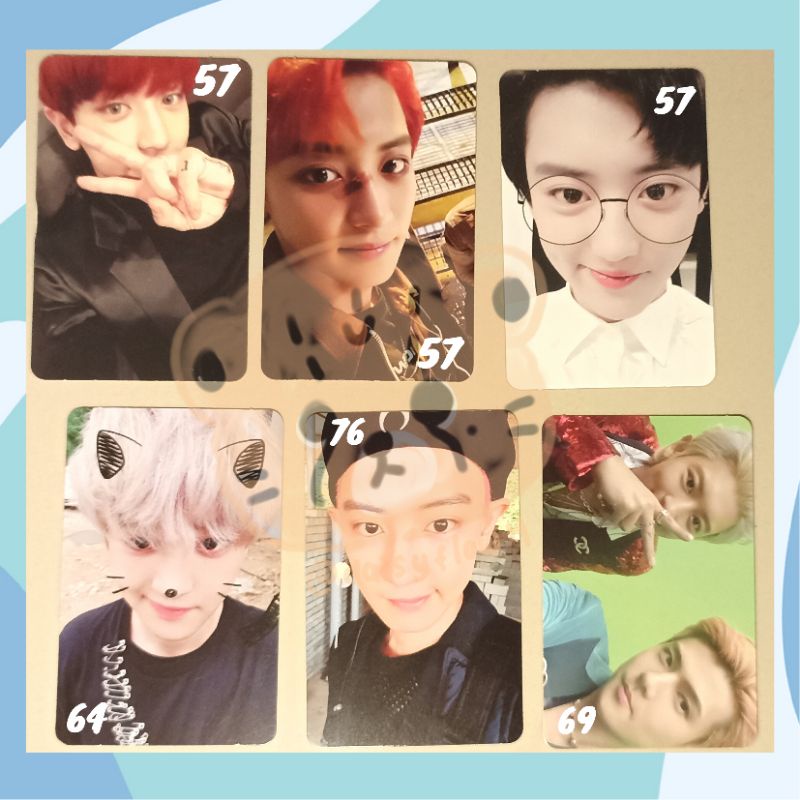 [OFFICIAL] PC PHOTOCARD ALBUM EXO CHANYEOL SC 1BV BILLION VIEWS DMUMT MODERATO VERS LOTTO UNIVERSE E