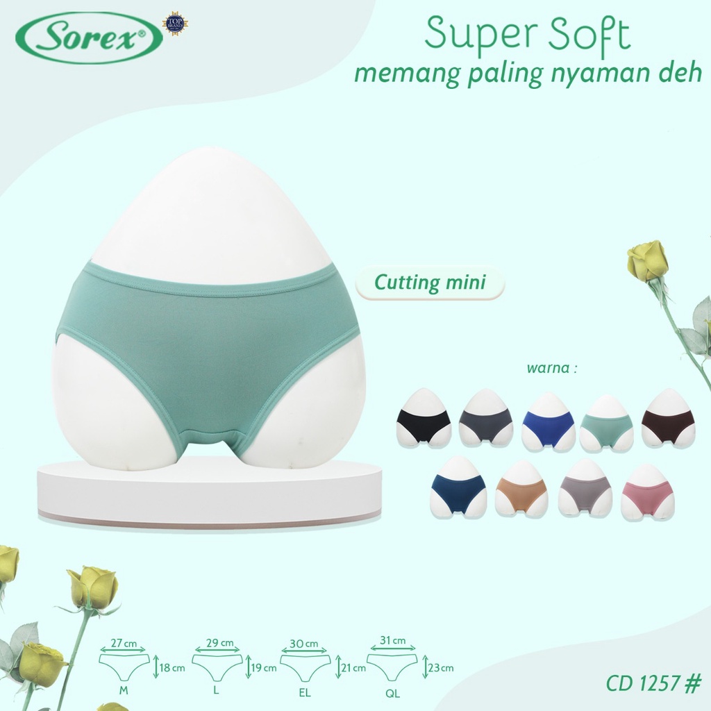 CELANA DALAM WANITA Basic 1257 SOREX SUPER SOFT