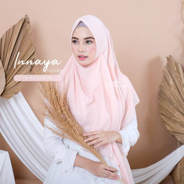 Innaya Scarf Jilbab Segiempat Pesta Syari Premium Cendani Voile by Jasmine