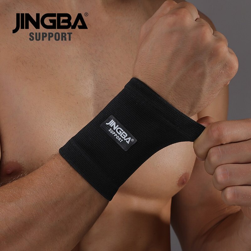 PREORDER Jingba Dukungan 1 Pcs Angkat Besi Perban Gelang Dukungan + Tinju Tangan Wraps Tangan Band
