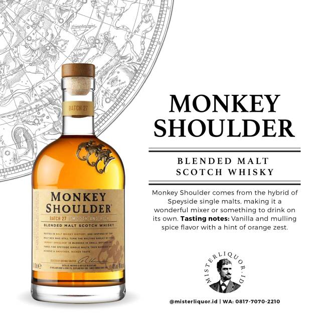 MONKEY SHOULDER
Blended Malt Scotch Whisky