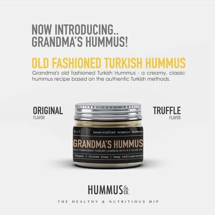 Jual Grandma'S Authentic Turkish Hummus (Truffle) Shopee Indonesia
