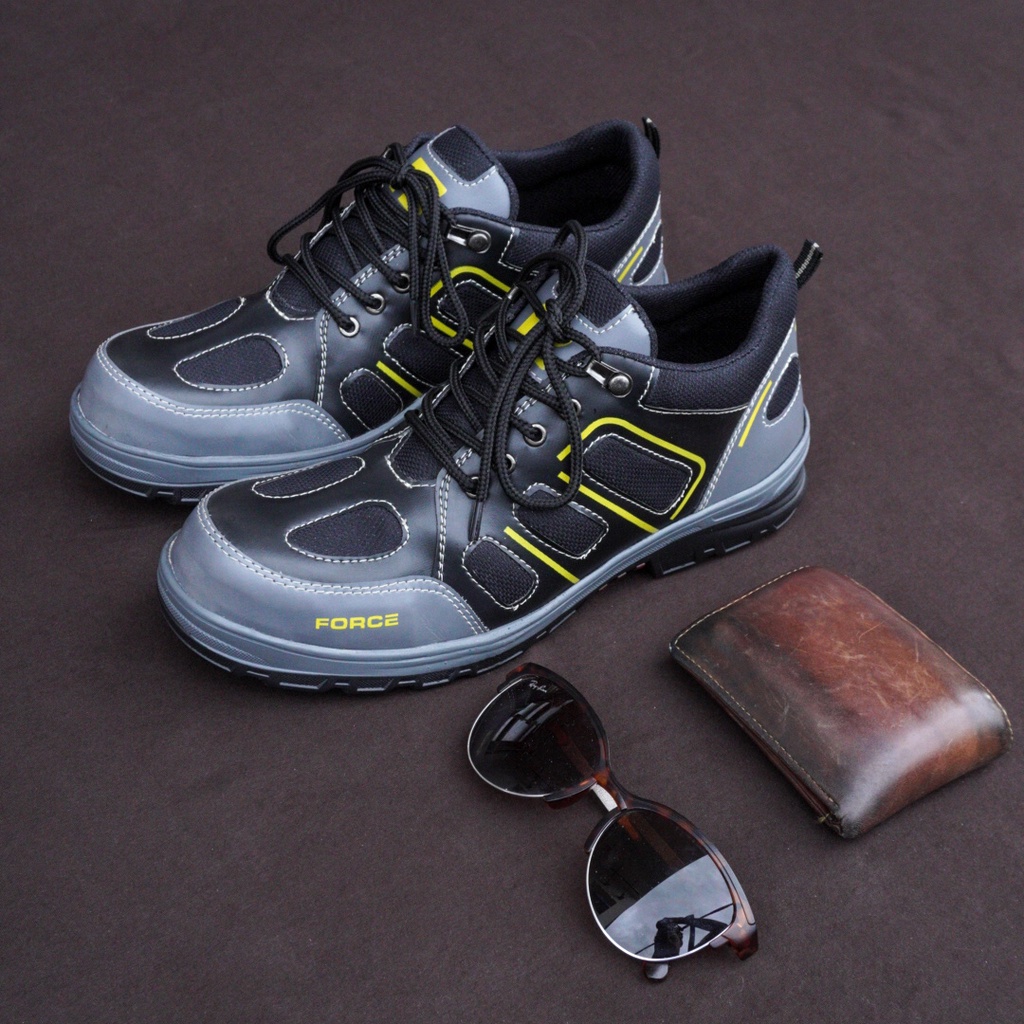 Boots Black Force Elder Hitam Sepatu Pria Sepatu Boots Sepatu Sintetis Sepatu bayar di tempat
