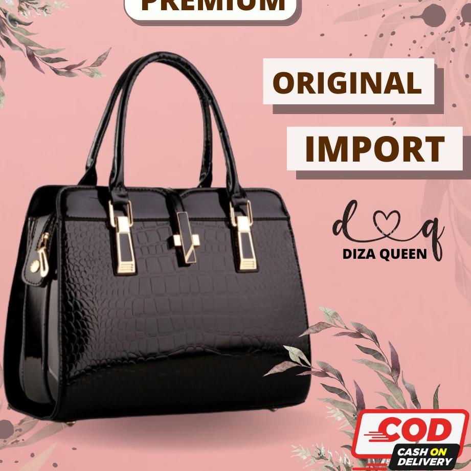 [Mhl31au22ᴿ] DQ177 Tas Kondangan Wanita Elegan Import BrandedBuat Ibu Ibu Pesta Mewah Glossy Origina