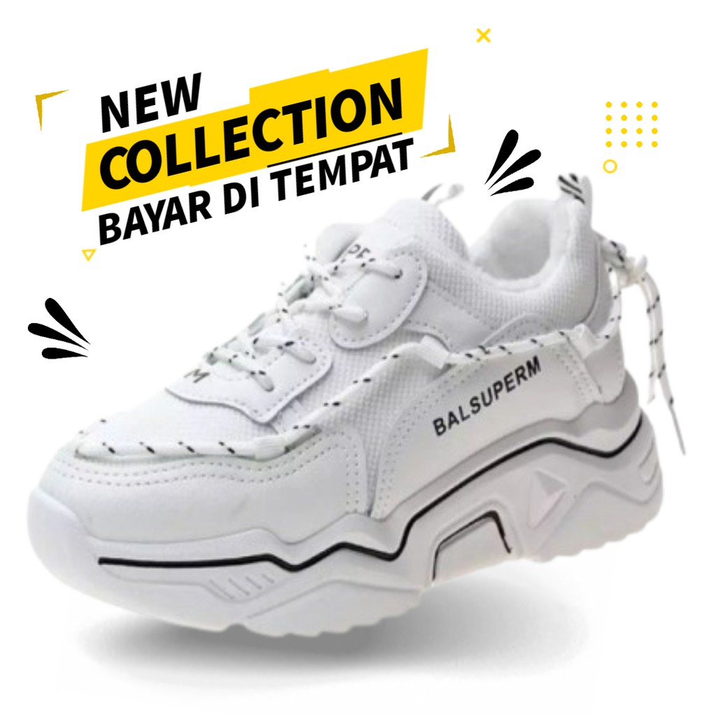 Globalmarket.id Sepatu Sneakers Fashion Wanita Korea Import [TANPA DUS] BALSUPERM BG-705