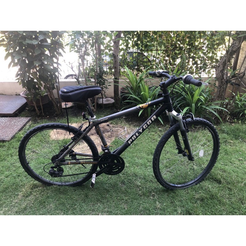 SEPEDA DEWASA MEREK BRAND POLYGON WARNA HITAM MURAH BAGUS