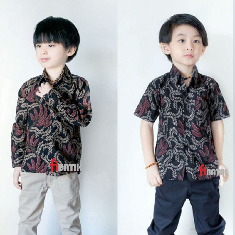 KEMEJA BATIK ANAK COWOK//BAJU BATIK ANAK COWOK//BATIK ANAK LAKI LAKI / Couple Batik Ayah Dan Anak