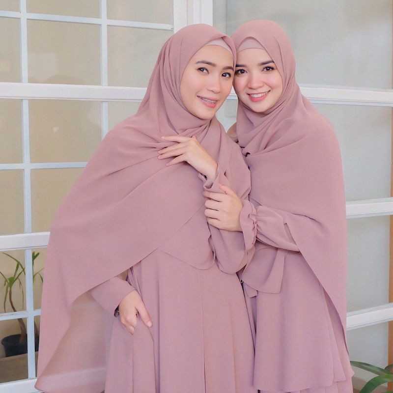 Shava Dress by Gerai Aliyah Dusty Pink