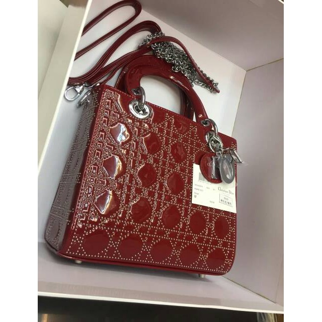 TAS DIOR LADY GLOSSY 26CM