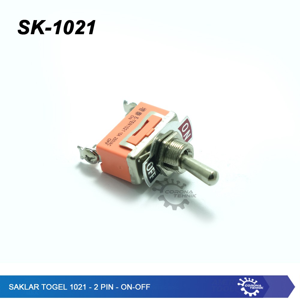 Saklar Toggle 1021 - 2 Pin - ON-OFF