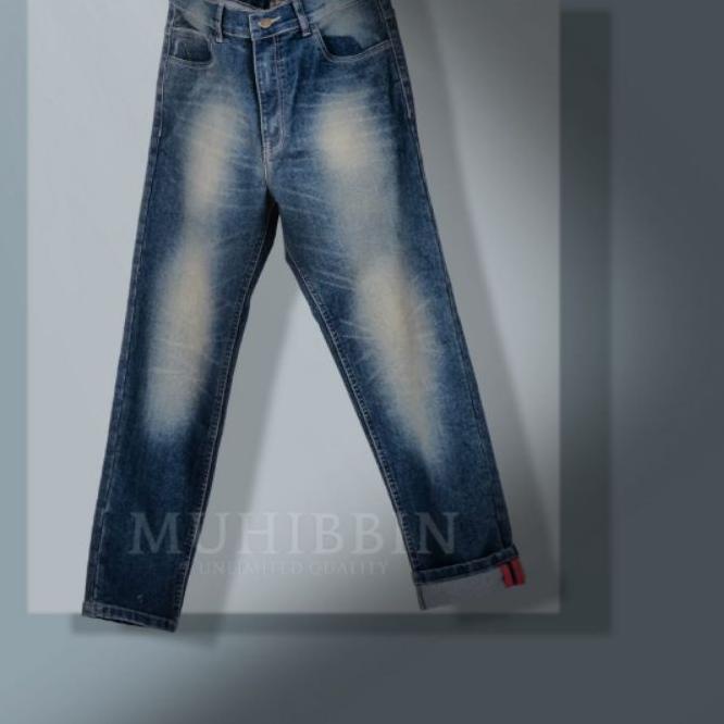 ۝ celana pria celana Lepi's sobek pria putih ➩