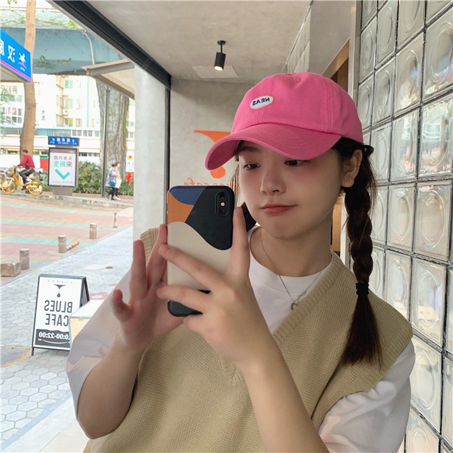 Topi Baseball Casual Gaya Korea Untuk Pria / Wanita