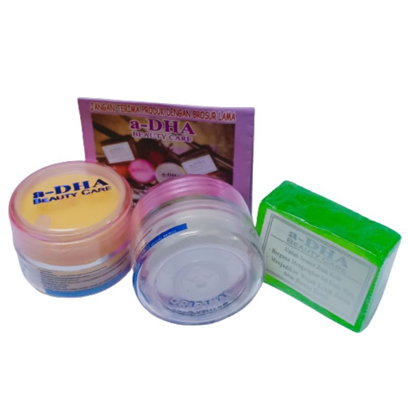 CREAM A DHA 3IN1 PLASTIK / PAKET CREAM WAJAH CANTIK