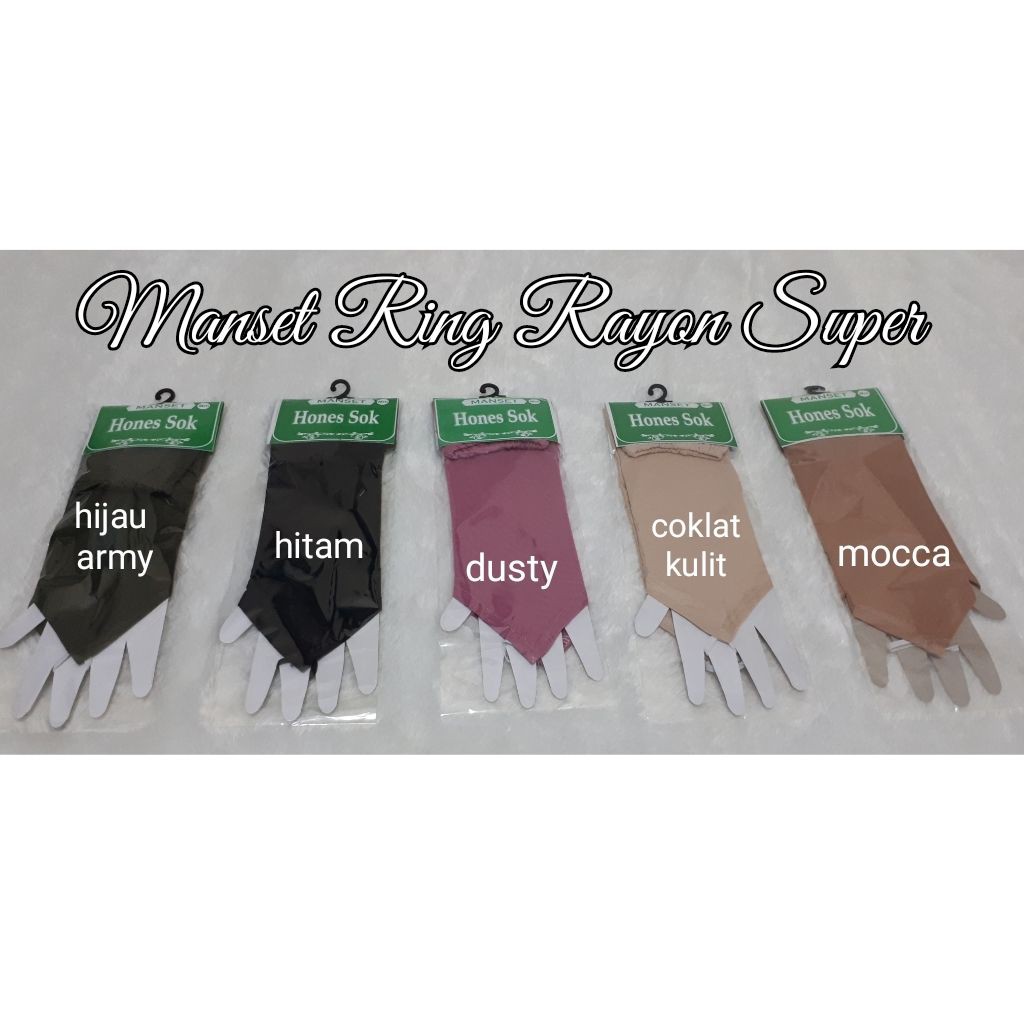 Manset Ring / Handsock Cincin Rayon Adem