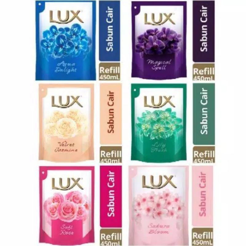LUX BOTANICALS BODY WASH SABUN CAIR REFILL 400ml