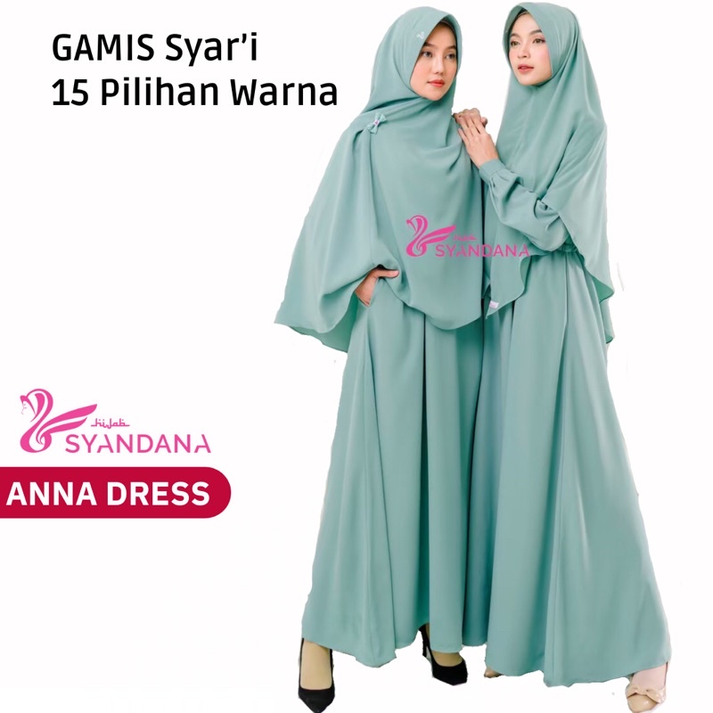 Hijab Syandana Anna Dress Gamis Syari Dress Syari Hijab Syandana Anna Dress
