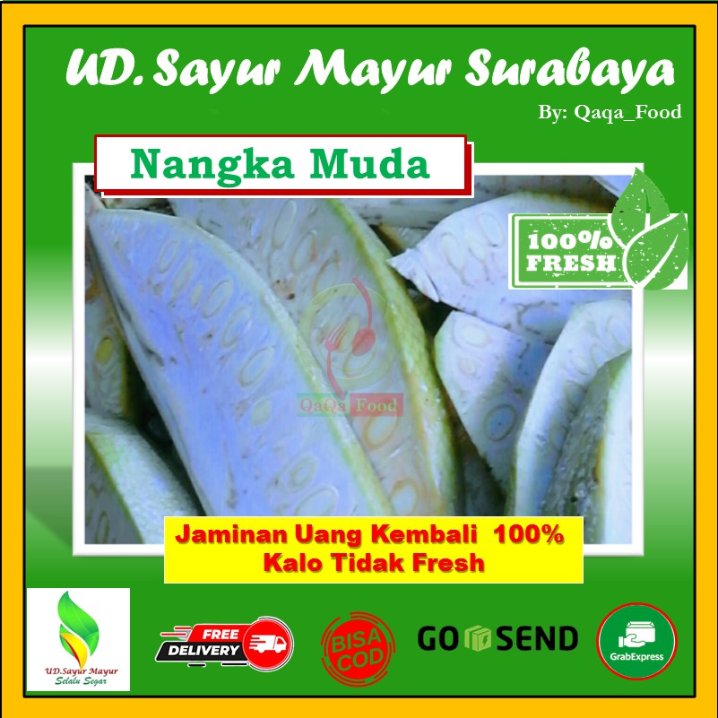 

NANGKA MUDA TEWEL GORI SEGAR FRESH sayur sayuran murah segar 500 Gram - UD109