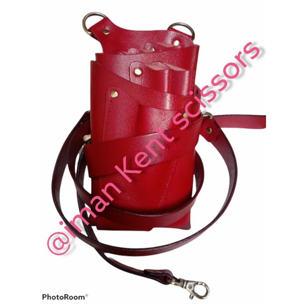 

tas gunting kulit asli 100% kapan/tas slempang gunting