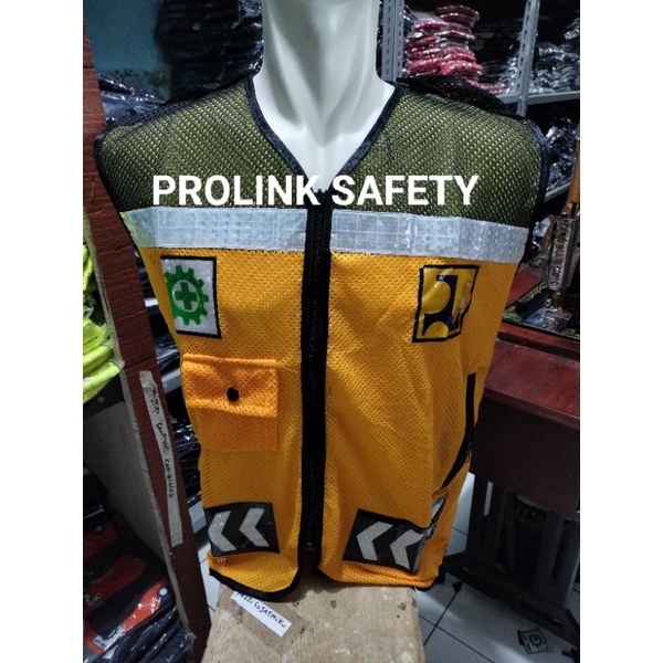 ROMPI SAFETY PU JARING DOBLE TEBAL KUNING