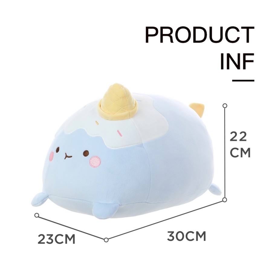 MINISO Boneka Mainan Mewah Bantal Guling Lucu Lembut Plush Mainan Bayi - Hijau