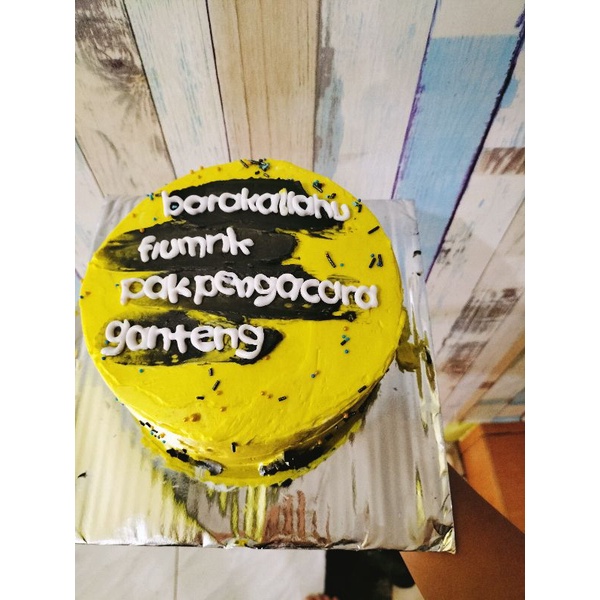 

kue ultah tema korea