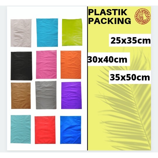 

PLASTIC PACKING NON PLONG BERBAGAI UKURAN ISI 100pcs MURAH