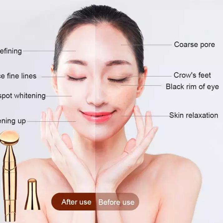 Alat Facial Elektrik Getar Perawatan Kulit Cleaner Massager Ultrasonic Slim Mengencangkan Wajah F259