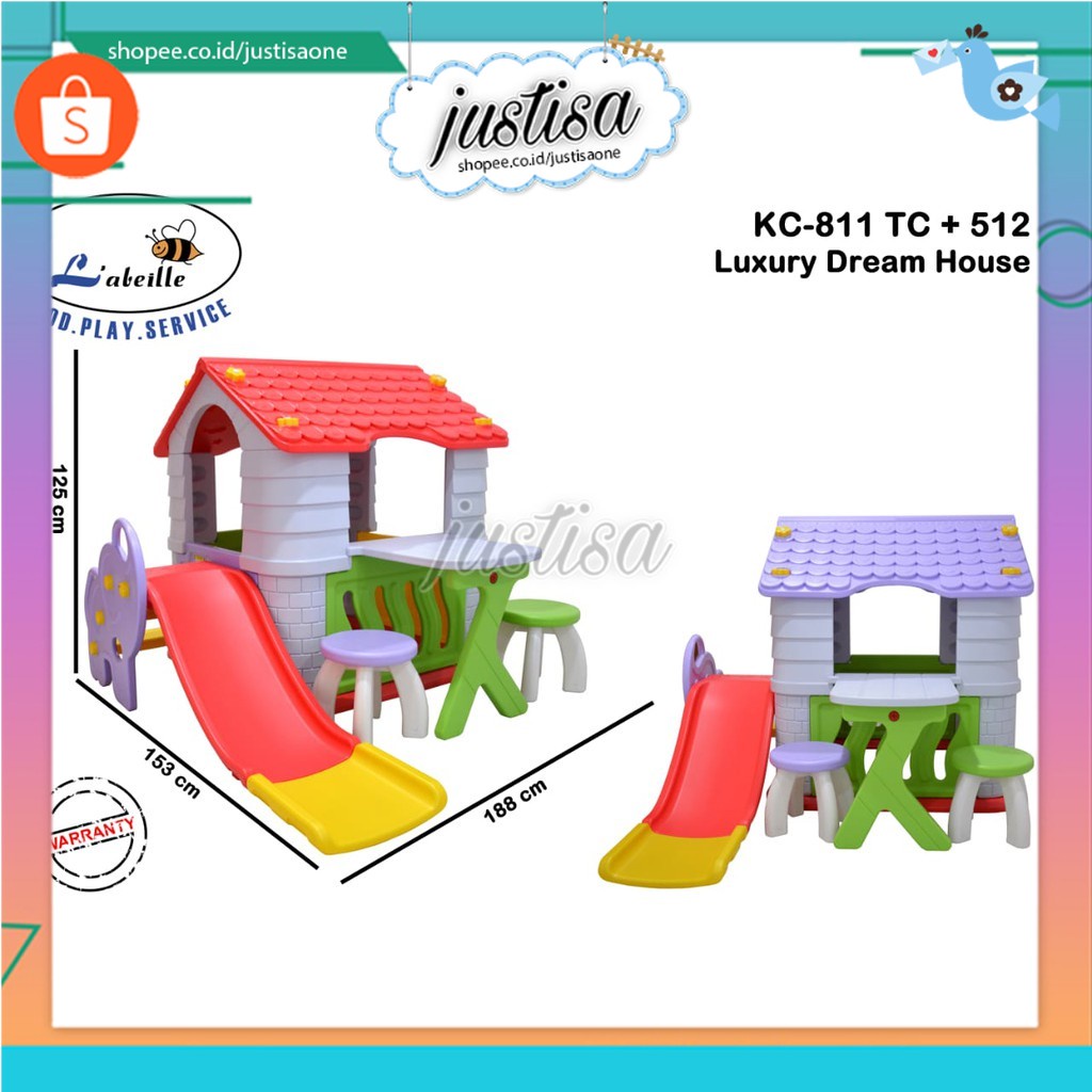 Promo !! L'abeille ID Mainan Rumahan BERGARANSI Luxury Dream House KC 811 TC + 512 - Mainan set rumahan anak