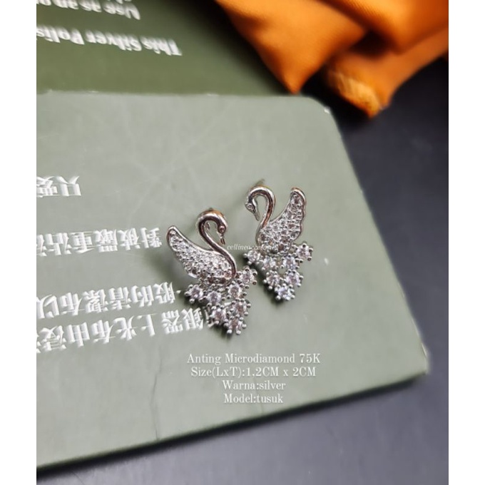 Anting tusuk bebek lapis emas anti karat anti alergi anting XP asli